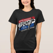 Dutch Shepherd -Hollandse Herdershond Tri-Blend Shirt (Vorderseite)