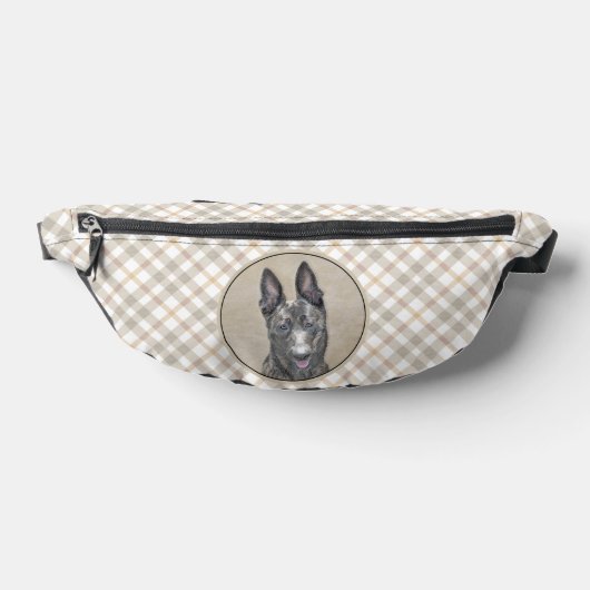 Dutch Shepherd Malerei Niedlich Original Pet Dog A Bauchtasche (Ablage )