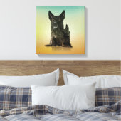 Dutch Shepherd - Niederländisch Leinwanddruck (Insitu (Schlafzimmer))