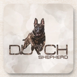 Dutch Shepherd - Niederländische Illustration Getränkeuntersetzer