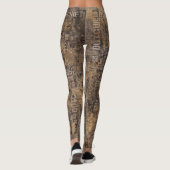 Dutch Shepherd - Word Art Pattern Leggings (Rückseite)