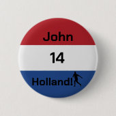 Dutch Soccer, anpassbar Button (Vorderseite)