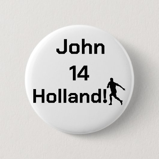 Dutch Soccer, anpassbar Button (Vorderseite)