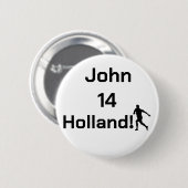 Dutch Soccer, anpassbar Button (Vorne & Hinten)