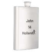 Dutch Soccer, anpassbar Flachmann (Rechts)