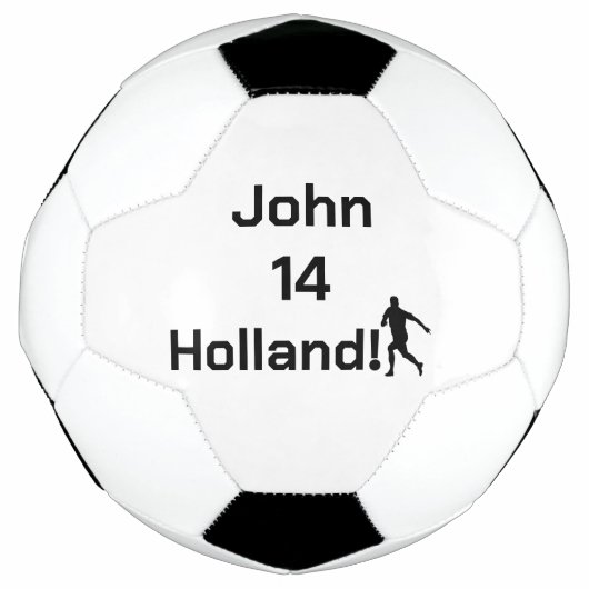 Dutch Soccer, anpassbar Fußball (Vorderseite)