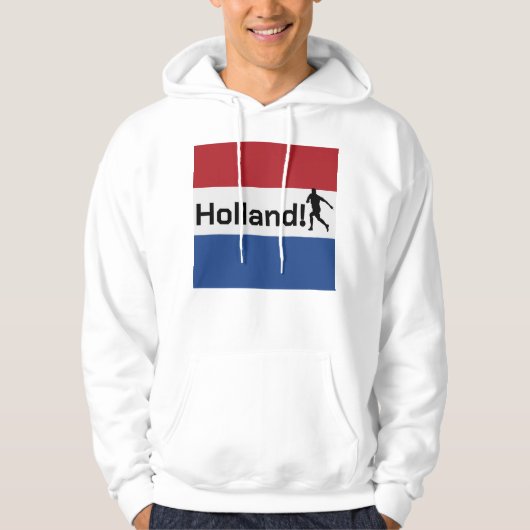 Dutch Soccer, anpassbar Hoodie (Vorderseite)