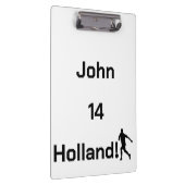 Dutch Soccer, anpassbar Klemmbrett (Rechts)