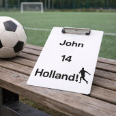 Dutch Soccer, anpassbar Klemmbrett