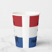 Dutch Soccer, anpassbar Pappbecher (Links)
