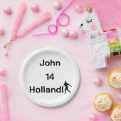 Dutch Soccer, anpassbar Pappteller (Party)