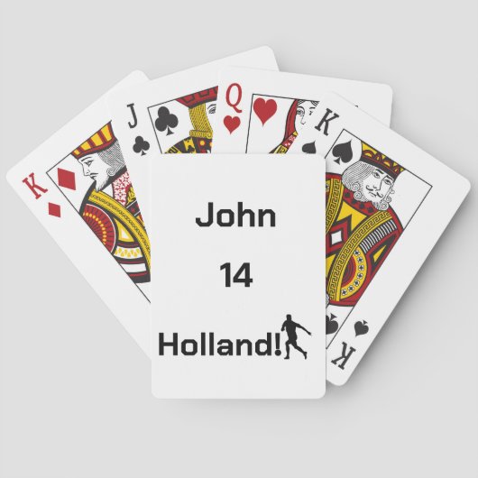 Dutch Soccer, anpassbar Spielkarten (Rückseite)