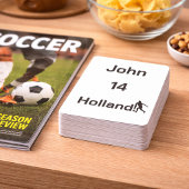 Dutch Soccer, anpassbar Spielkarten