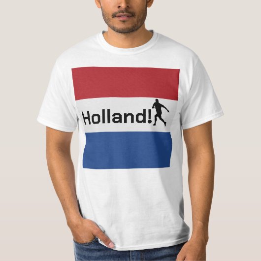 Dutch Soccer, anpassbar T-Shirt (Vorderseite)