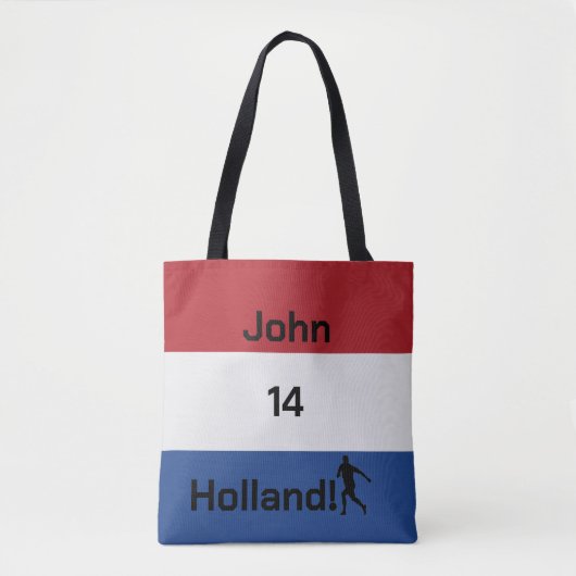 Dutch Soccer, anpassbar Tasche (Vorderseite)