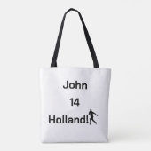 Dutch Soccer, anpassbar Tasche (Rückseite)