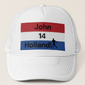 Dutch Soccer, anpassbar Truckerkappe (Vorderseite)