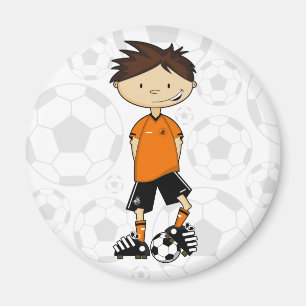 Dutch Soccer Boy Magnet