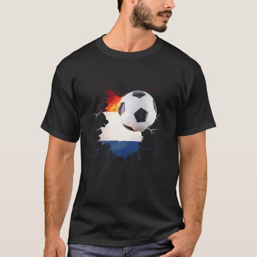 Dutch Soccer Jersey | Fans Geschenke für die Niede T-Shirt (Vorderseite)