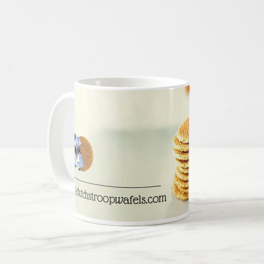 Dutch Stroopwafels Kaffeetasse (Vorderseite Links)