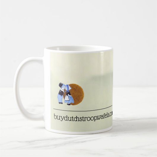 Dutch Stroopwafels Kaffeetasse (Links)