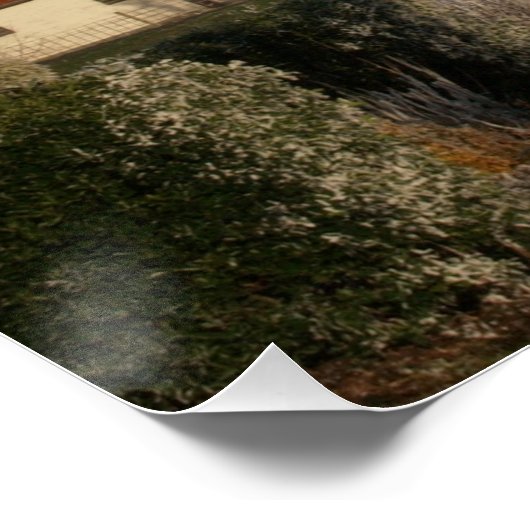 Dutch town, winter poster (Ecke)