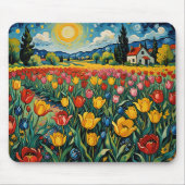 Dutch Tulip Field Mousepad (Vorne)