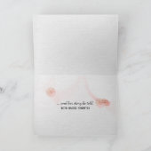 Dutch Tulip Garden Beileid Karte (Innenseite)