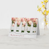 Dutch Tulip Garden Beileid Karte (Gelbe Blume)