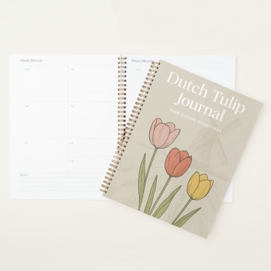 Dutch Tulip Journal: Nature-Inspired Notebook Planer (Anzeige)