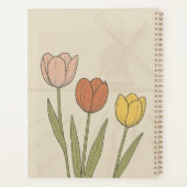 Dutch Tulip Journal: Nature-Inspired Notebook Planer (Rückseite)