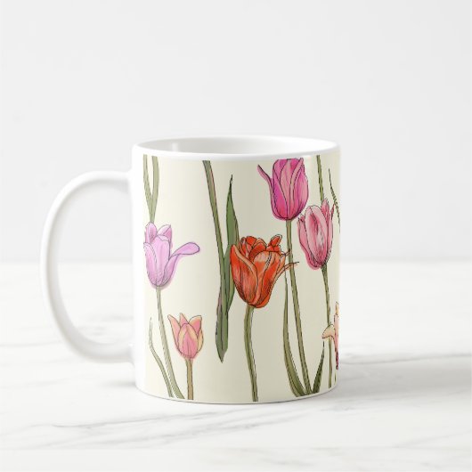 Dutch Tulips Classic Tasse (Links)