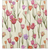 Dutch Tulips Duschvorhang (Vorderseite)