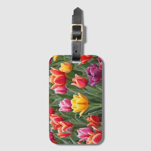 Dutch Tulips Gepäckanhänger (Vorderseite Vertikal)