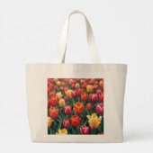 Dutch Tulips Jumbo Stoffbeutel (Rückseite)
