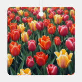 Dutch Tulips Ornament Aus Metall (Rückseite)