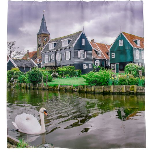Dutch Village Marken Duschvorhang (Vorderseite)