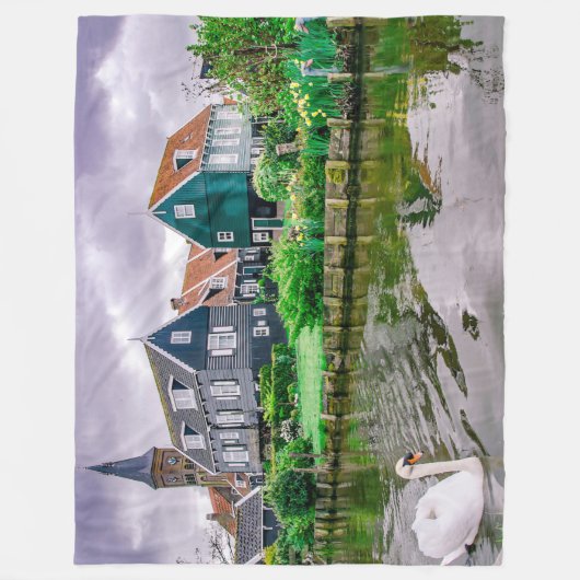 Dutch Village Marken Fleecedecke (Vorderseite)