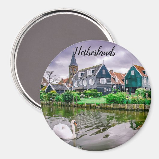 Dutch Village Marken Magnet (Vorderseite/Rückseite)