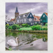 Dutch Village Marken Weinetikett (Einzelnes Label)