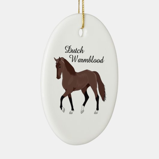 DUTCH WARMBLOOD KERAMIK ORNAMENT (Rechts)