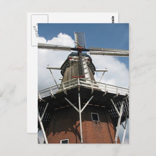 Dutch Windmill Post Card Postkarte (Vorne/Hinten)
