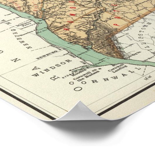 Dutchess Landkreis Poster (Ecke)