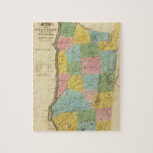 Dutchess, Putnam-Landkreis Puzzle (Vertikal)