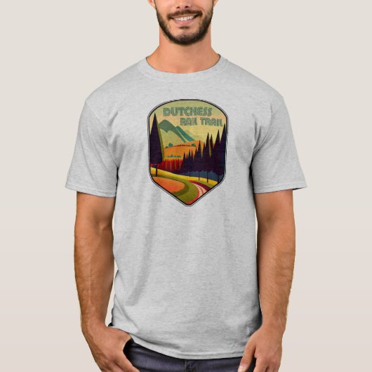 Dutchess Rail Trail Farben T-Shirt (Vorderseite)