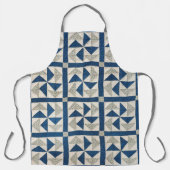 Dutchman's Puzzle Quilt All-over Print-Schürze Schürze (Vorderseite)