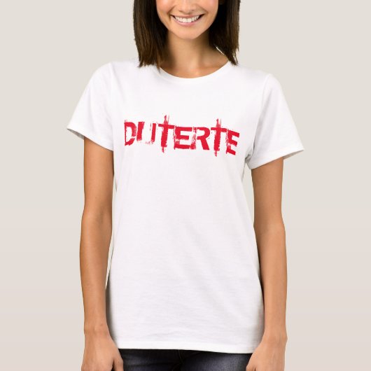 DUTERTE SHIRT (Vorderseite)