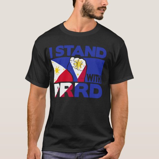 Duterte-Shirt Ich stehe hinter PRRD Frei Digong Ph T-Shirt (Vorderseite)