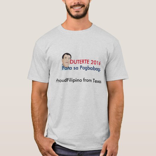 Duterte T-Shirt (Vorderseite)
