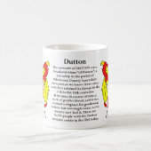 Dutton Familien-Wappen Kaffeetasse (Mittel)